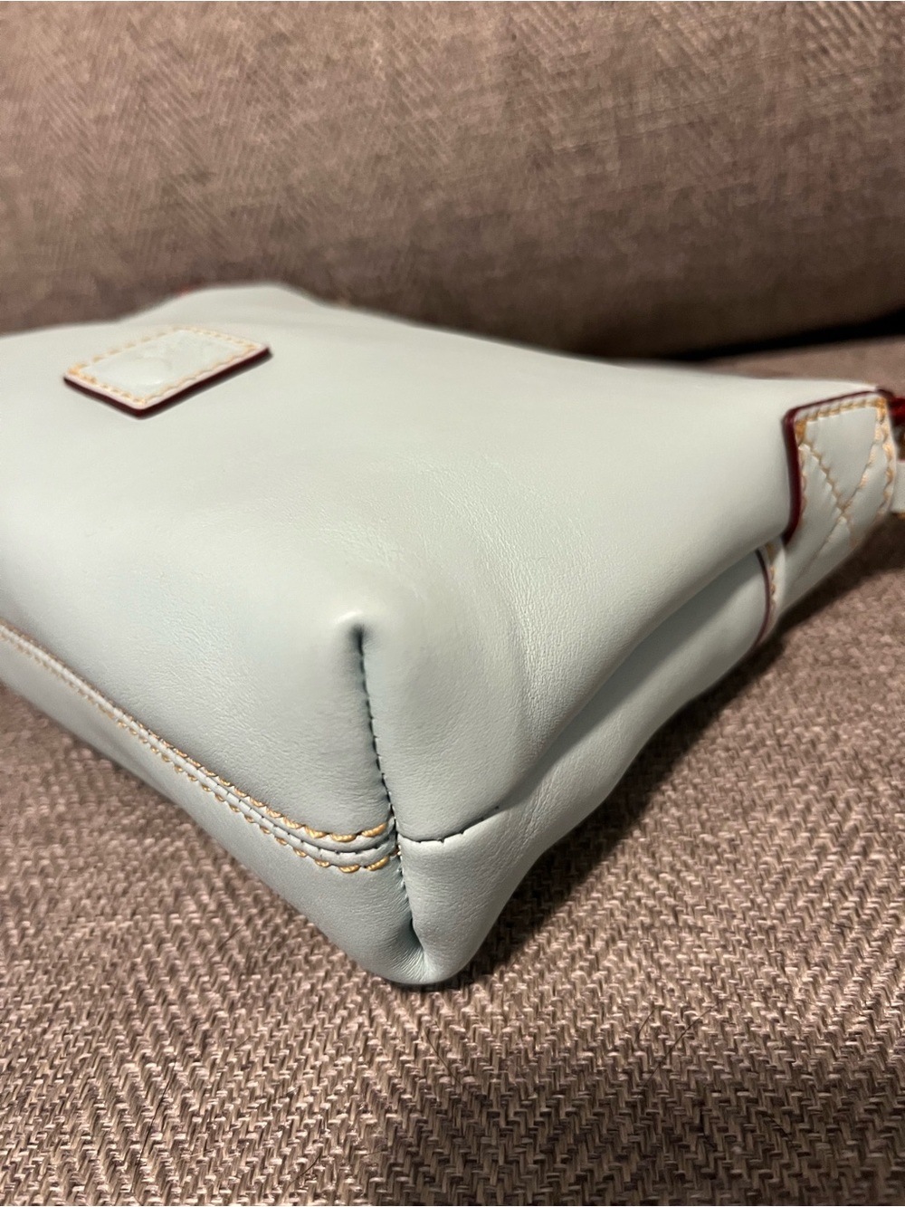 Dooney & Bourke Florentine pale blue Rosie crossbody - Picture 5 of 12